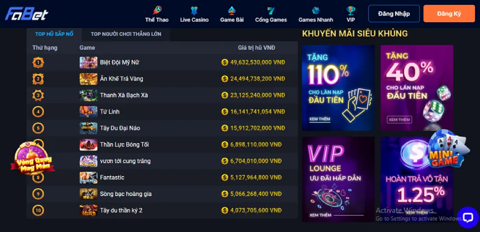 Hình ảnh game Bắn Cá Thần Tài